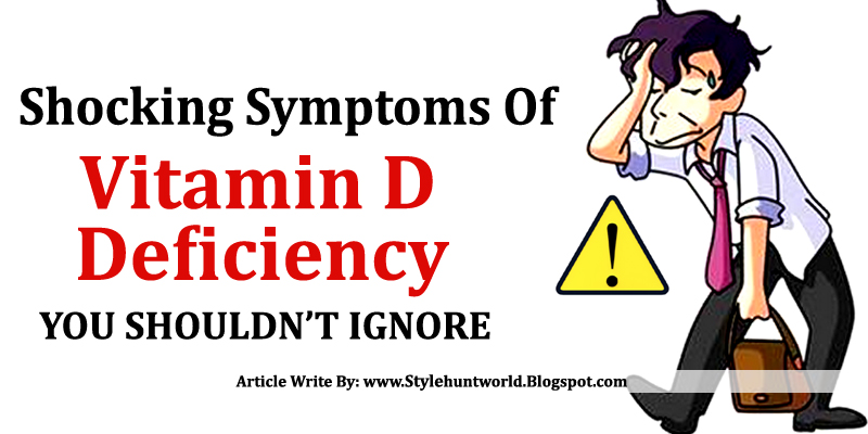 What are the signs of vitamin D deficiency?